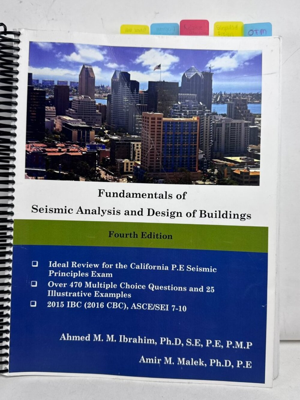 Seismic Analysis & Design of Buildings 4th Ed CA PE Exam Prep ISBN 9780985697266